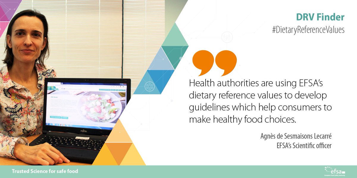 EFSA_EU's tweet photo. Health professionals have easier access to #DietaryReferenceValues than ever before. Take a look at @EFSA_EU updated #DRV Finder! ➡️ https://t.co/N3JVb6F3Gu https://t.co/8Bntvj8giU