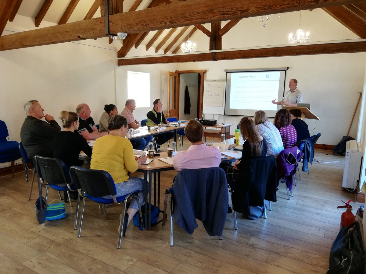 sofhtb78's tweet photo. The SOFHT Internal Auditing course is underway at our new offices in Hurley! 
It's a full house today and delegates are learning all the skills &amp; techniques required to manage internal audit programmes
#audit #food #foodindustry #training #foodsafety
https://t.co/XgSXzoqq6J https://t.co/iC4MYDZtPT