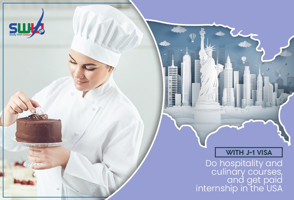 StudywithUdaan's tweet photo. Through J-1 visa program, explore a greater opportunity to get a real-time experience and learn the art of Hospitality and Culinary with a paid internship in the USA.
Contact Study with Udaan to know more about the J-1 Visa Program and this rare internship opportunity. https://t.co/y8z3EisKQN