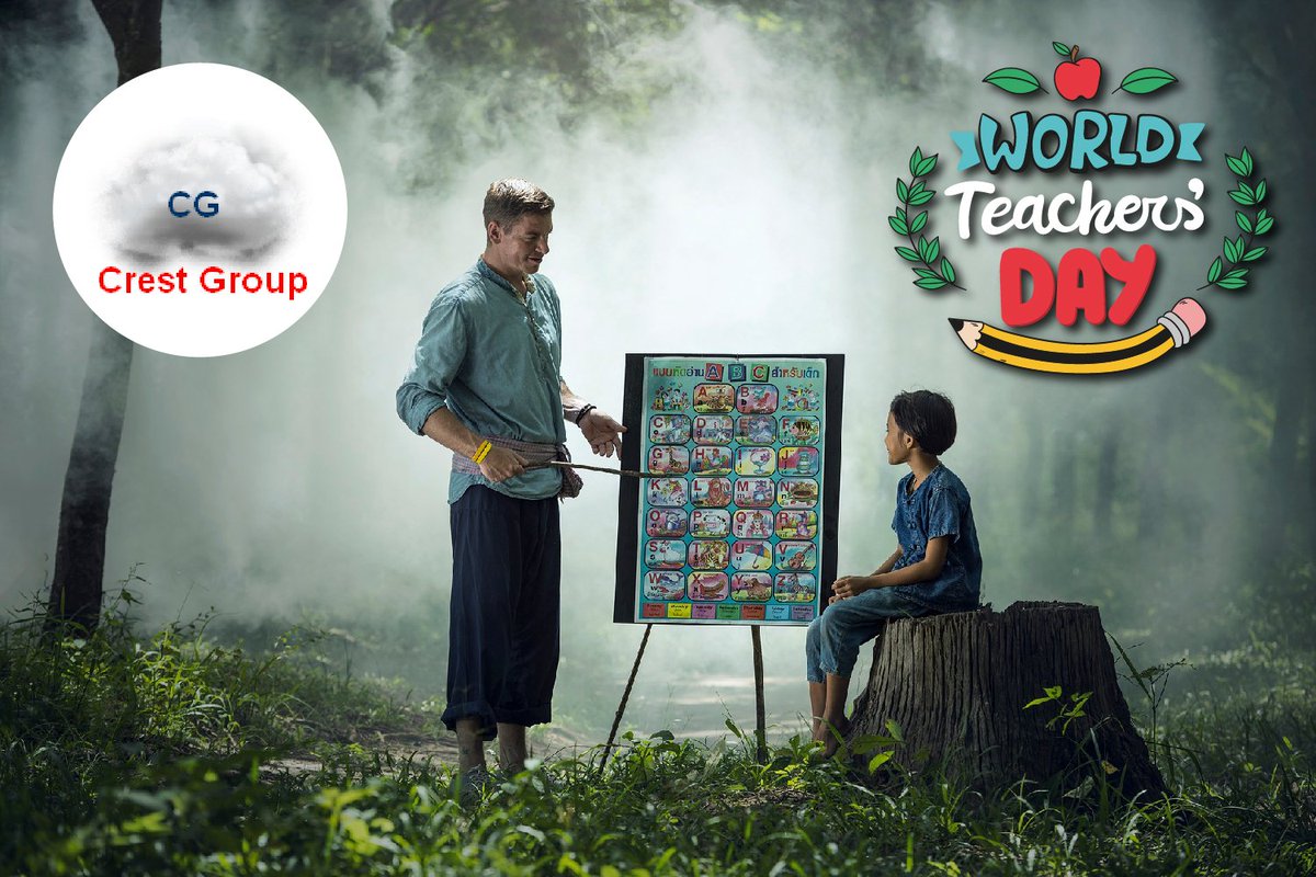 Crestlogixcom's tweet image. Teachers plant seeds of knowledge that grow forever. Happy Teachers' Day