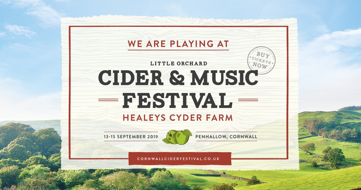 Just over a week til <a href="/LittleOrchard_/">The Little Orchard</a> , grab the final tickets via reeftheband.com... 
Its gonna be ACE 🚜🤘🍎 

#littleorchard #ciderfest #reef #reeflive #reef19 #cornwall #healeyscyderfarm #garystringer #jackbessant #jessejameswood