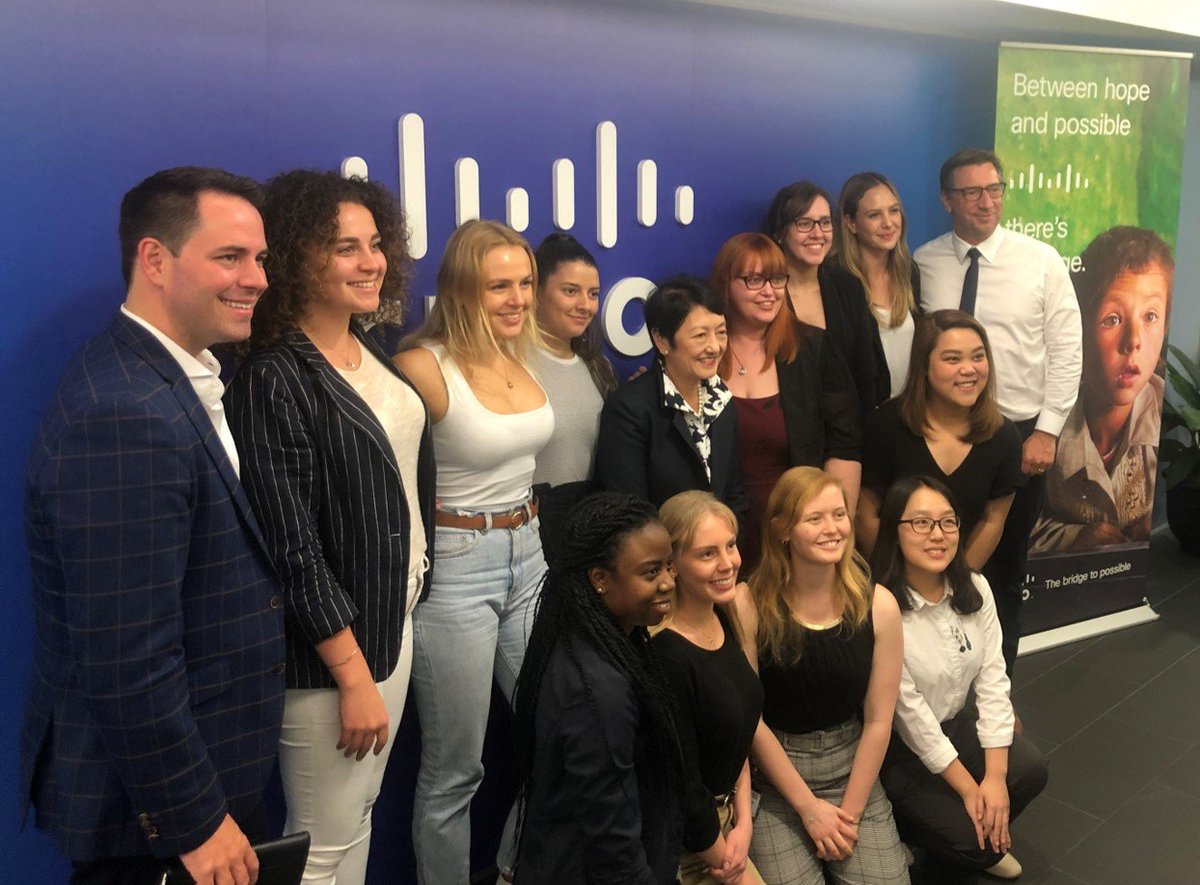 Terry Weber, who looks after Public Sector market in Queensland has done a tremendous job putting together a rewarding #Mentor me program for students from local #universities who can get a real feel for what it is like to work in the IT industry at Cisco. #wearecisco #education