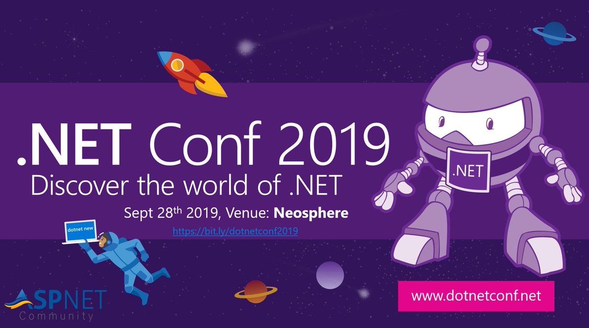 alokpandey01's tweet image. #dotnetconf 2019 Local #Kathmandu is Scheduled at Sept 28th, 2019, to join us please do register bit.ly/dotnetconf2019 @aspnetcommunity