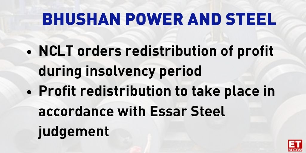 ET NOW on Twitter "NCLT approves Rs 19.7k crore JSW Steel bid for Bhushan Power and Steel…