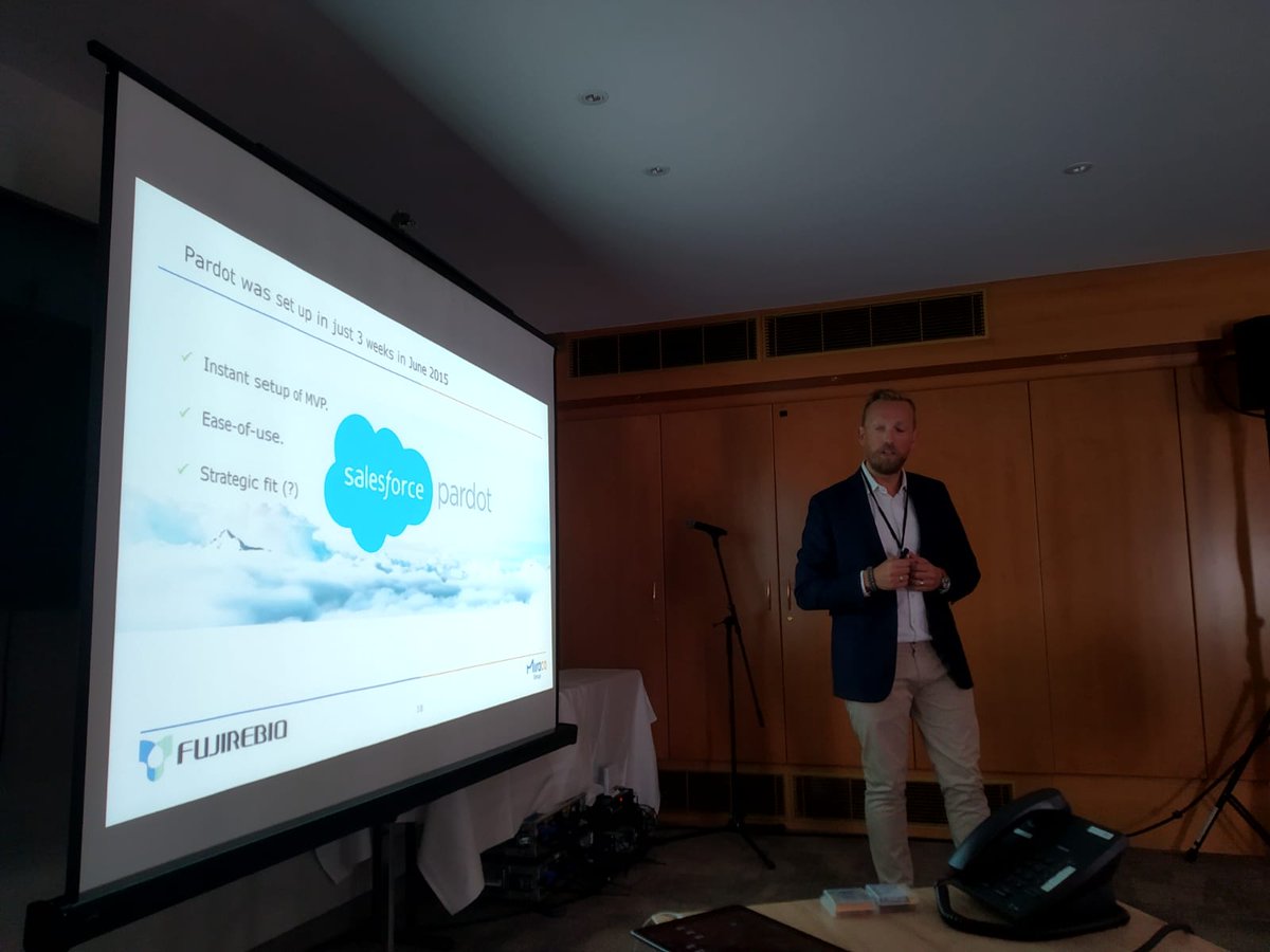 TBM__Group's tweet image. Christian Lindknud from @Fujirebio presented best practices for #platformoptimization and how to build the most suitable eBusiness ecosystem in #Berlin at our B2B eCommerce &amp;amp; Digitization for Manufacturers! 

#b2b #ecommerce #manufacturers #tbmb2b