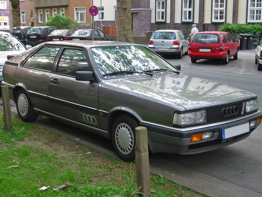 AudiGalway's tweet photo. #ThrowbackThursday

The Audi Coupé (B2, Typ 81/85) was a two-door coupé produced and sold by Audi from 1980 to 1988. It was offered as a less expensive version of the turbocharged, permanent four-wheel drive Audi Quattro.

#Connollys #AudiClassic

Photo: Wiki https://t.co/anKqAY0igt