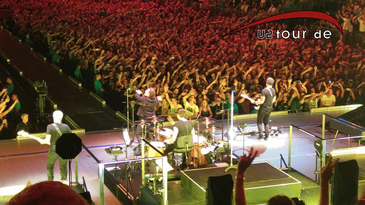 U2tour's tweet photo. Love was bigger than anything in its way @LANXESSarena in #Cologne one year ago!
#U2 #U2eiTour #U2cologne2 https://t.co/lEFmBRJ958