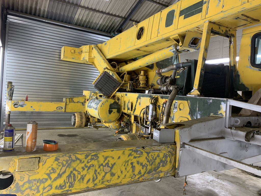 BaldwinConstruc's tweet image. Earlier this year our in house body shop undertook a full respray and general overhaul of our crane and we think the results speak for themselves!

baldwinconstruction.org.uk