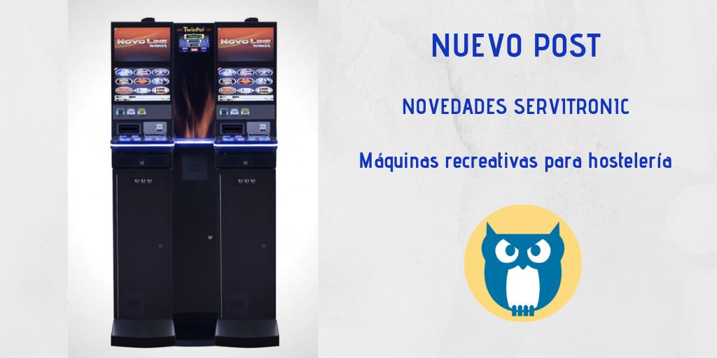 📣Nuevo post

Esta semana hablamos de una 
novedad en nuestra venta de productos: Novoline Bar III🤖.

Esta #recreativa llega de la mano de Novomatic y es ideal para tu bar.

Conoce todos los detalles ⏩ bit.ly/2k0FdQV 

#maquinasrecreativas #hosteleria #Servitronic