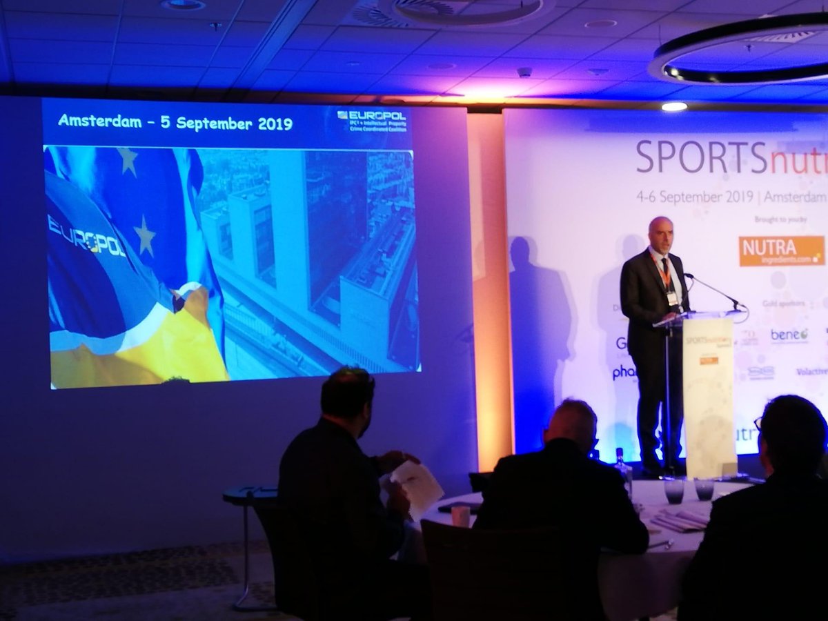 Great to have Mr. Gianluca Sabatino from <a href="/Europol/">Europol</a> on-board to discuss keeping sport safe and fair: Europol's International fight against crime #SNS19