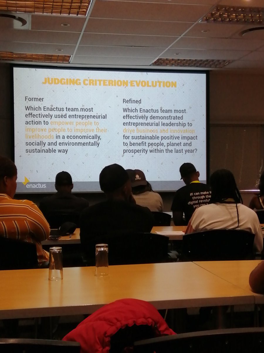 LeratoTouch's tweet photo. #ownyourfuture New @enactusZA judging criterion comes with an exciting new strategy for implementing the vision. https://t.co/3Q8UJjdLqv