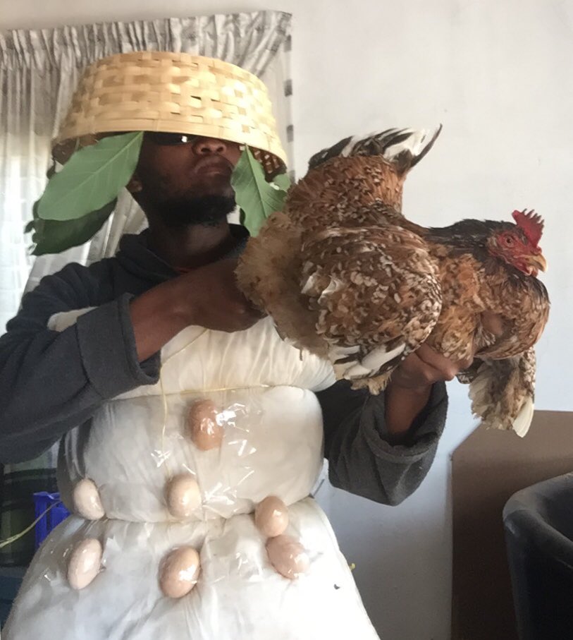 KopanoMaitisa's tweet photo. Le re go diregang? Armed and ready. #BokoHaramChallenge https://t.co/cbRg9ay9I4