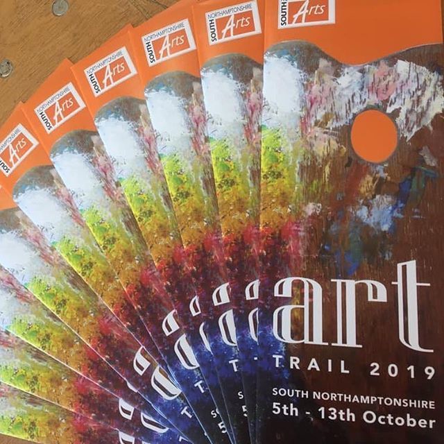 The brochures are now ready to collect from a variety of places in South Northamptonshire. #southnorthantsarts #arttrail #Arttrail2019