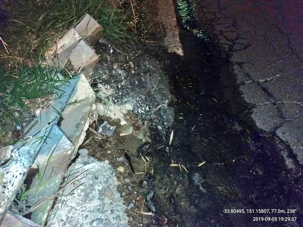 liwenyip's tweet photo. @SydneyWaterNews water leak at 608 Mowbray Rd W, Lane Cove North NSW 2066, looks like 10-20L/min. https://t.co/Od2cxOtA5O