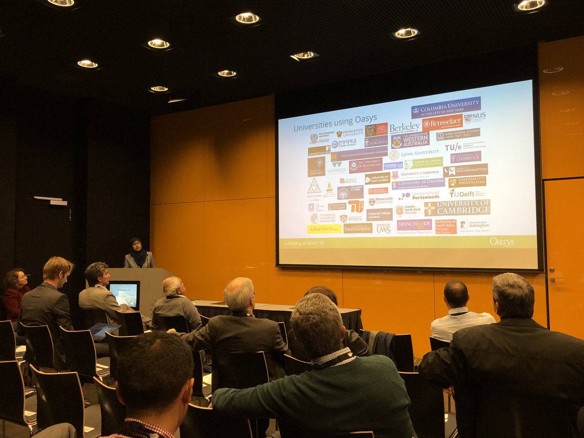 Oasys_Software's tweet photo. Zeena gave a great presentation yesterday at the #ECSMGE - we're exhibiting at Booth 15 if you're around and want to find out more. https://t.co/tLSlPJ6PUx https://t.co/NLXQ93Zuun