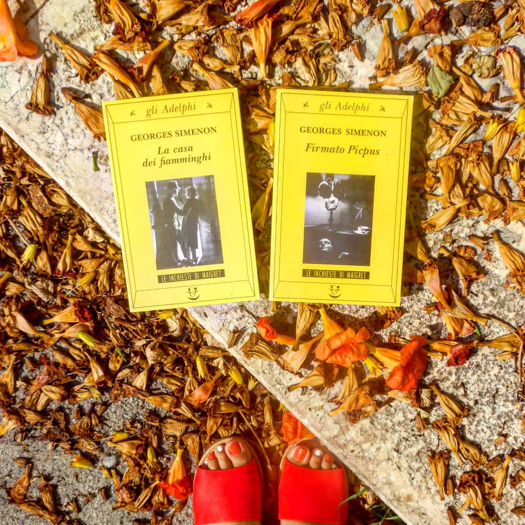 ValeArgiro's tweet photo. In estate qualche giallo ci vuole sempre. 😏 Ho letto la settimana scorsa il mio primo #Maigret ed ho da poco iniziato il secondo, senza sapere che proprio ieri ricorreva il trentennale della morte di #Simenon. 📖 #Simenon30ans #GeorgeSimenon @adelphiedizioni
#currentlyreading https://t.co/79CazluloT