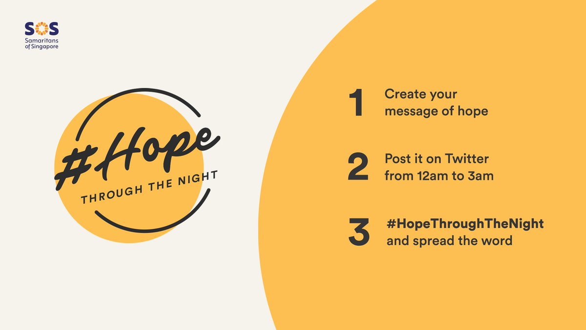This suicide prevention week, dedicate a message of encouragement to #HopeThroughTheNight and help spread hope in the darkest hours