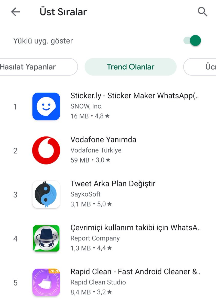 _PMobile's tweet photo. Araçlar kategorisinde bu haftanın EN'leri 
https://t.co/i6Y2smb5AI WhatsApp
Vodafone Yanımda
Tweet Arka Plan Değiştir
🎉🎊🏅
#Android #playstore #yenikapı #Clio #Persembe #israf https://t.co/VSi5Lft8NM