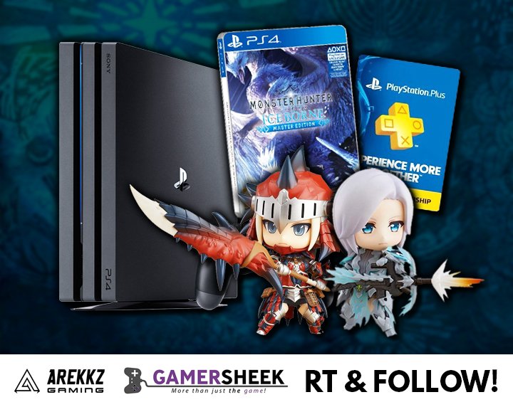 We're kicking off a SPICY new Iceborne GIVEAWAY today with the guys over at @GamerSheek for everything you see here! Want to enter? Click the link, follow the instructions & RT: gleam.io/gQpDz/mhw-iceb…