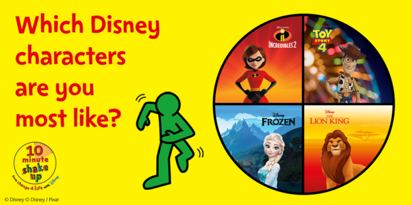 UKHSA's tweet photo. The @Change4Life 10 Minute Shake Up with Disney campaign is designed to get kids moving more! Find out how your kids can get active like their favourite @Disney_uk characters: https://t.co/HAQ6Zr8YyZ https://t.co/TxL2H3Q2x8
