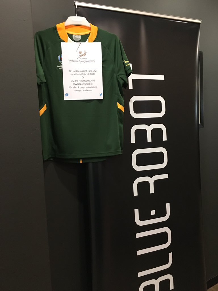 shleighhay's tweet photo. To all our #MSHuddle2019 peeps! Win this Springbok jersey with @bluerobot_ 🙌🏼
Check the thread below on how to enter ✨ https://t.co/jDBiLzL93A