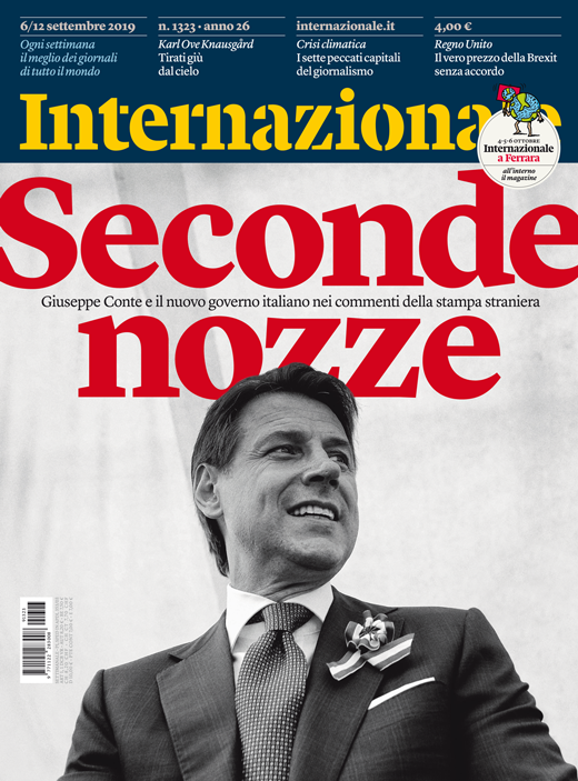 stanzagrafici's tweet photo. NEW ISSUE! Le seconde nozze di #Conte. Domani in edicola con @Internazionale https://t.co/ZIs6UjZe0V