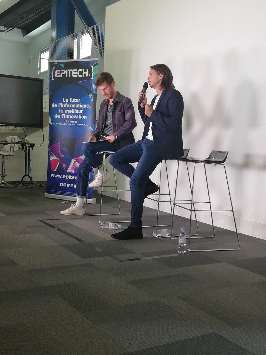 Notre #PDG Arnaud Frey intervient auprès des 3ème années d'<a href="/Epitech/">Epitech</a> et leur parle bien-être au travail à l'occasion de leur rentrée des classes aujourd'hui 💼
Merci pour votre accueil !
#EpitechMoonshot 🚀