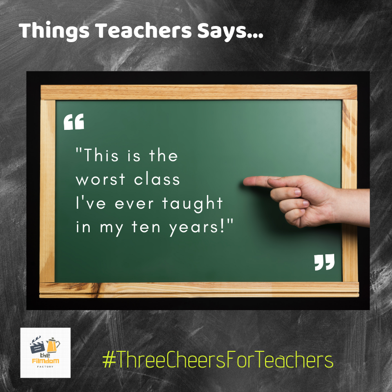 Filmdomfactory's tweet photo. Hilarious Dialogues That Will Instantly Remind You Of Your Teachers! #HappyTeachersDay
#RavishKumar #KaranDeol Steve Smith #JioFiber https://t.co/M7H2GRbG6s