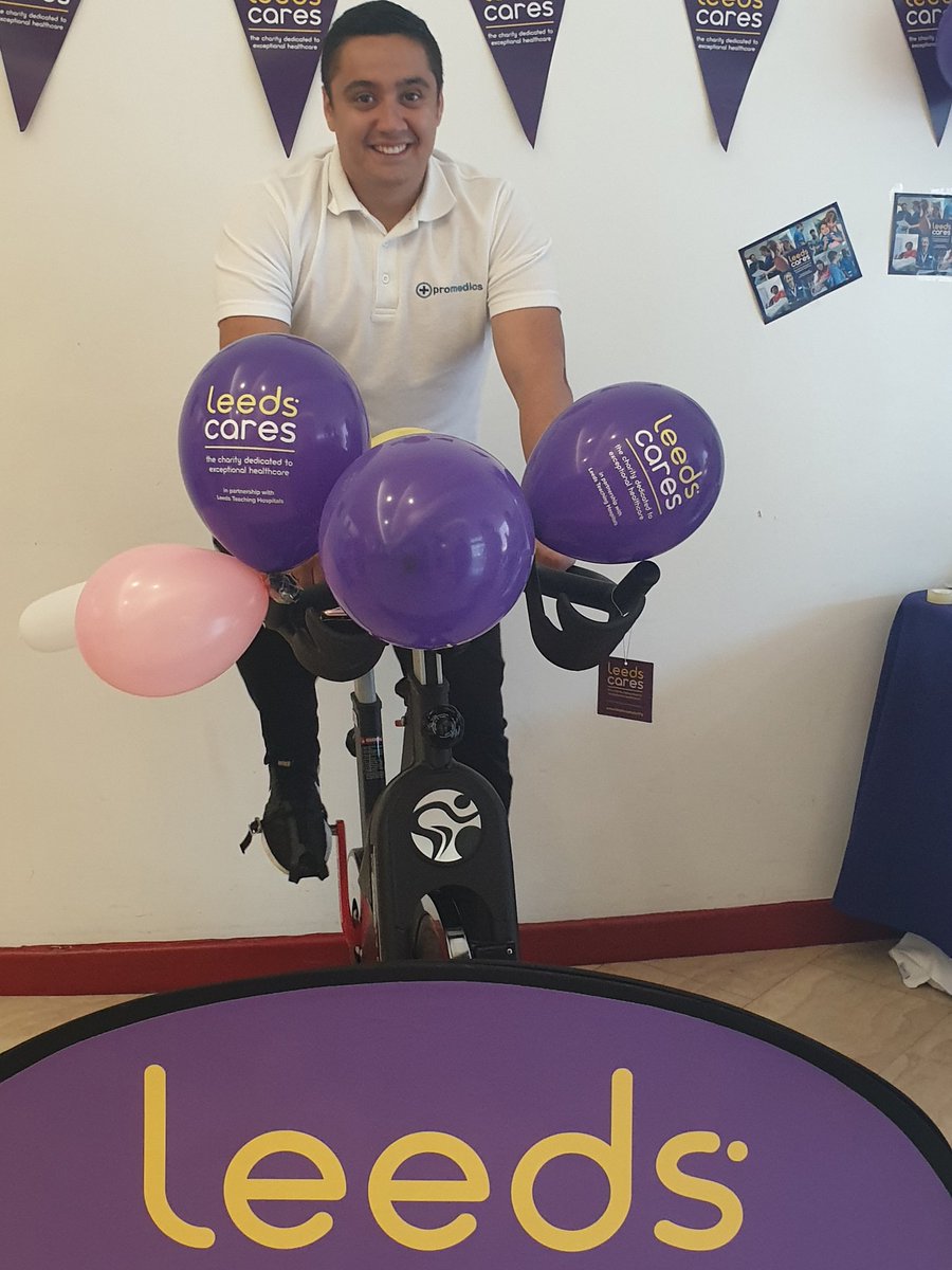 jgmaw's tweet photo. Great to support and @Leeds teaching hospitals hands and plastics team. Nice 30 mins slot in the bike in their bid to raise money for trauma related services.
@CarolinePellatt
Just giving page :
https://t.co/YkkGPc2qxN
#promedics #handtherapy #nhs
@Promedics @Orfit https://t.co/u0vk2o2iTy