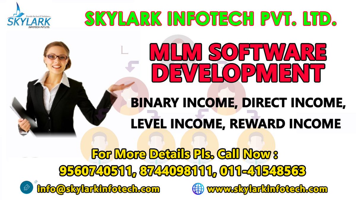skylarkinfotec3's tweet photo. Get Free All Type of MLM Software Demo. You can use the Full Feature of Working Model in MLM Software
#LufthansaSpecialSale #TeachersDay #skylarkinfotech #topmlmsoftware #mlmsoftwaredemo
https://t.co/v2Ls4hcEL4 https://t.co/YPnwVGfHxQ