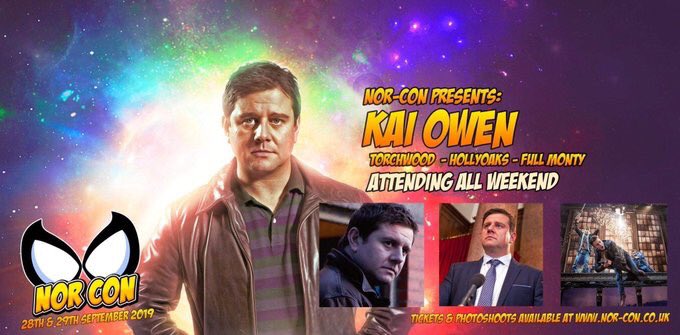 CON: <a href="/KaiKaiOwen/">Kai Owen</a> will be attending <a href="/NORCON_/">NORCON - Norfolk TV, Film & Comic Con</a> 28th &amp; 29th Of September with <a href="/Pancheers/">Gareth David-Lloyd</a> &amp; <a href="/TeamEveMyles/">Eve Myles</a> 

Tickets are still available! 

Visit their page for more details! 
#Torchwood