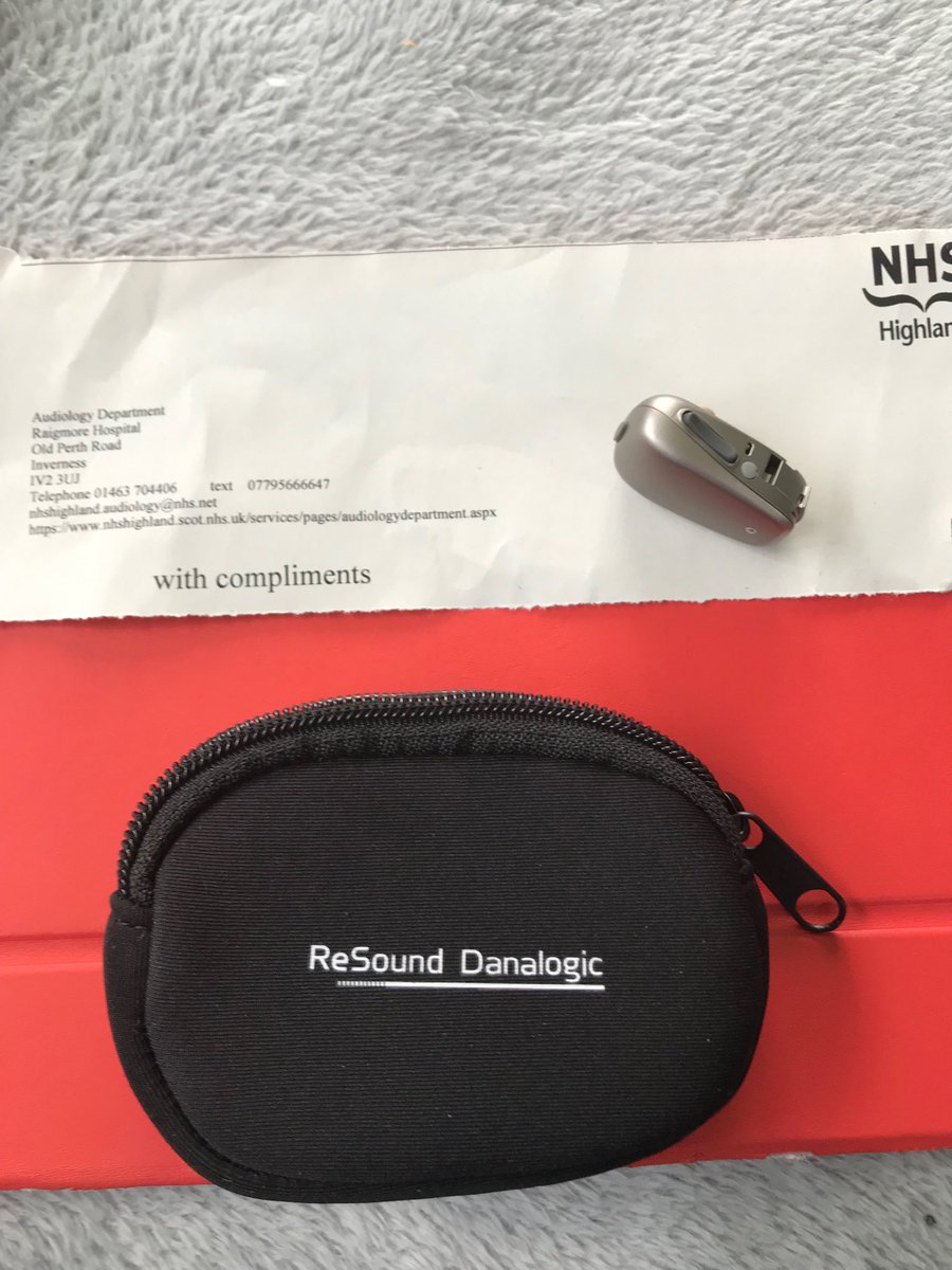 BDevlin1's tweet photo. Look what came through the post from ⁦@NHSHighland⁩ A brand new bone-anchored sound processor. I’ve been listening so hard my last one wore out! ⁦@CochlearGlobal⁩ ⁦@Cochlear_Europe⁩
#BestAudiologyDepartment #WithCompliments #CannotExistWithoutMyBAHA #BiLateral https://t.co/k75tT9r2iE