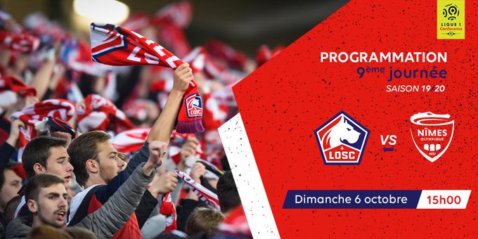 SAISON 2019-2020 - 9e journée de Ligue 1 Conforama - LOSC / NO   EDsc7BjWwAAikpy?format=jpg&name=small