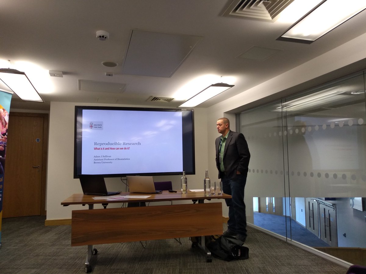 dtoher's tweet image. Helping students develop data workflows and reproducible research at #RSSConf2019