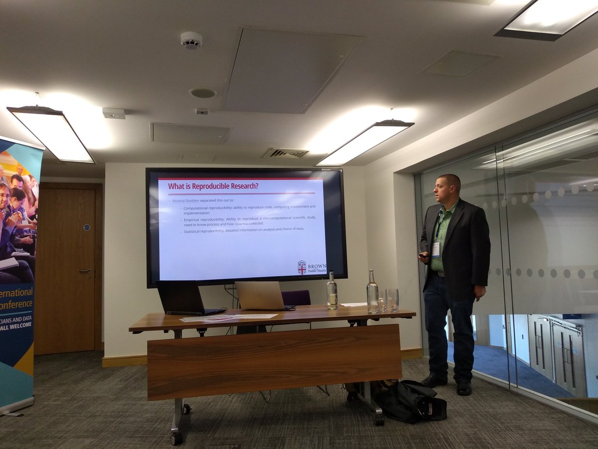 dtoher's tweet image. Helping students develop data workflows and reproducible research at #RSSConf2019