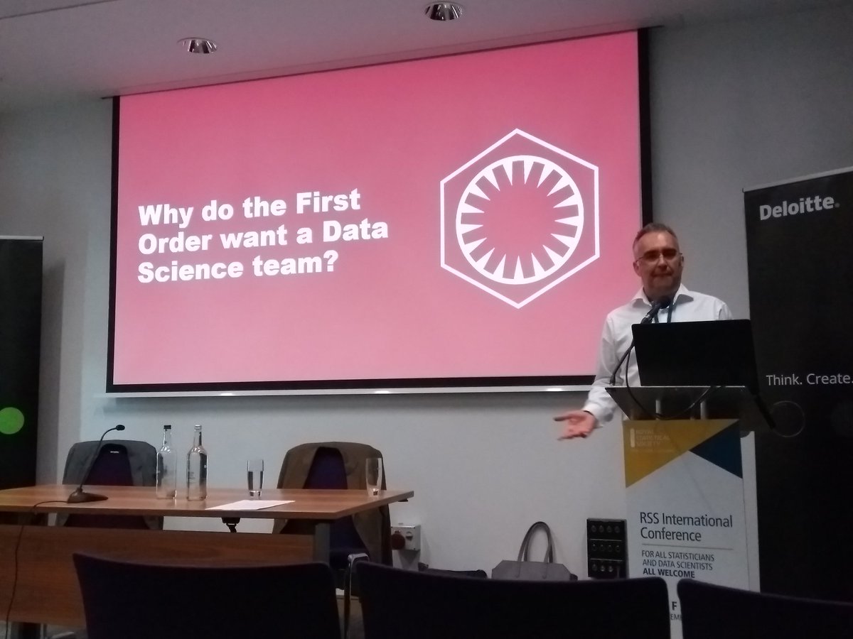 statsyss's tweet image. Why do The First Order want a Data Science team? To get on the hype train 🚂 #RSSConf2019