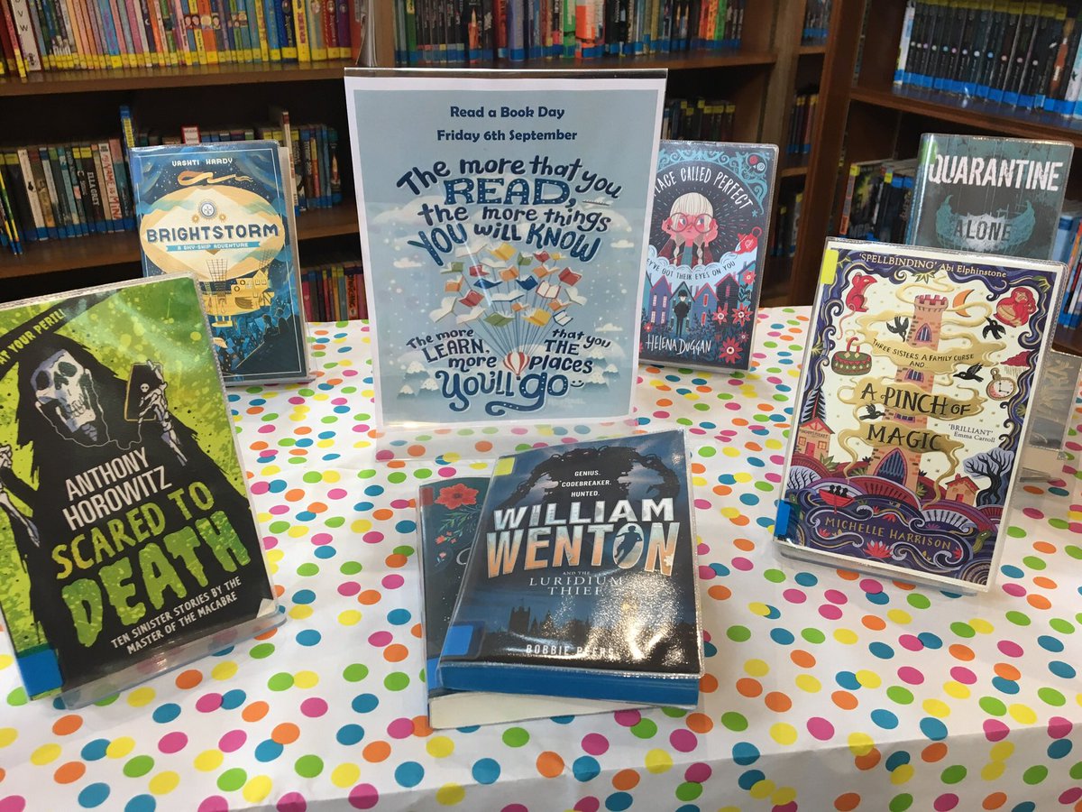 bainesschoolilc's tweet photo. Every day should be #readabookday but officially it’s tomorrow #sumnerlibrary #lovelibraries #rossallreads #pickupabook https://t.co/HLbi9tir1t
