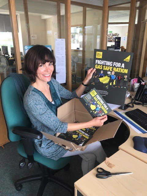 'Gas Safety Week' Flyers have arrived ready for #GasSafetyWeek. Get your free flyers to distribute to clients GasSafetyWeek.co.uk