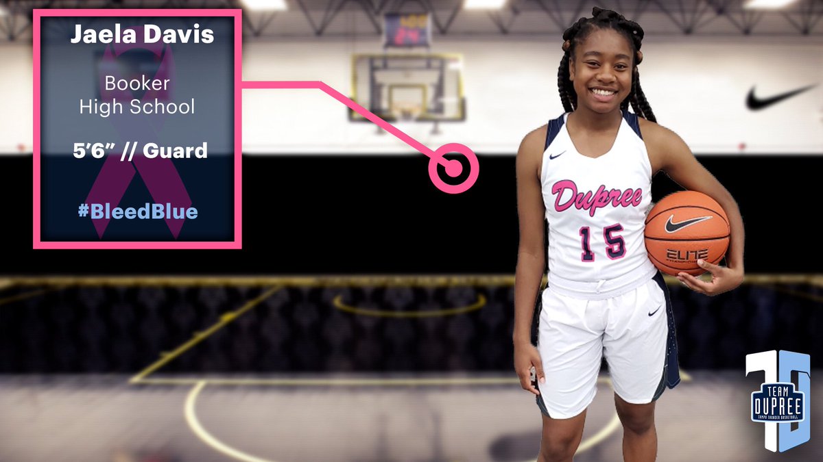 #TampaThunder ‘20 5-6/PG Jaela Dennis (Booker) @JaelaD_ 

✔️Scores at the rim w/ contact
✔️Traditional PG - unselfish 
✔️Excellent rebounding Guard
✔️Scores in transition
✔️Solid perimeter defender
✔️Excellent teammate 
#ThunderFam #TeamDupree