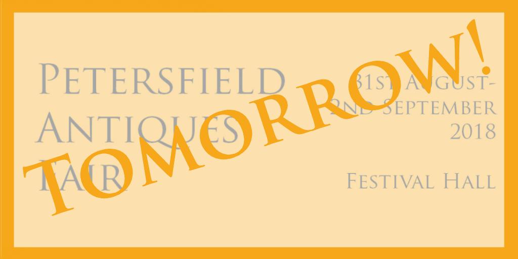 Doors open at 10:30 tomorrow morning at #PetersfieldAntiquesFair

We look forward to welcoming old friends and new faces at the Festival Hall.

#Petersfield

Tickets: buff.ly/2G2Fnl2