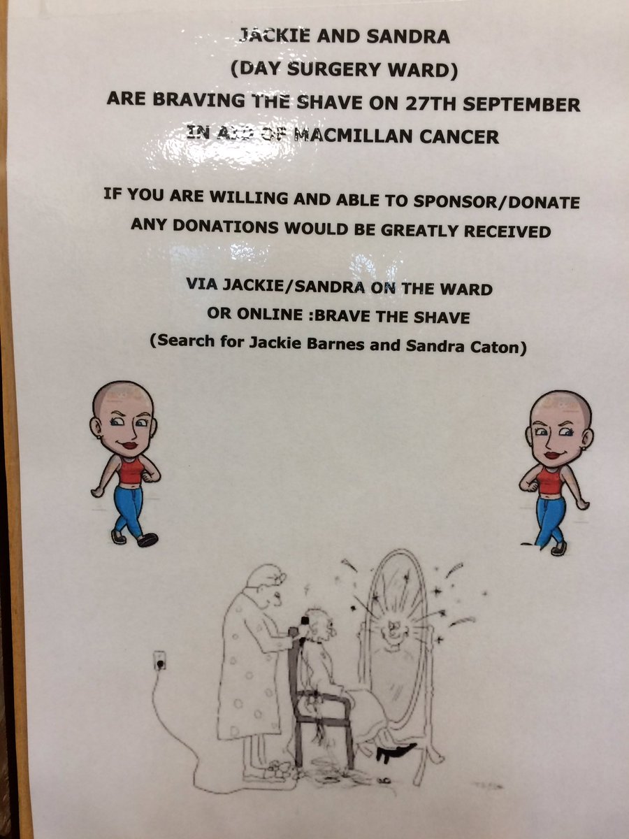 Fantastic, how brave &amp; for a wonderful cause, donations welcome ❤️thank you ladies