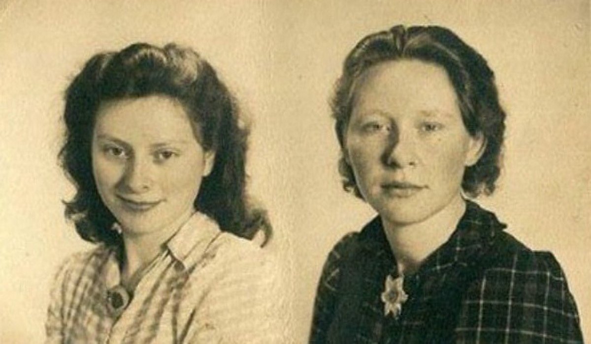 Working with her sister Truus (on right in pic) and the famous resistance fighter Hannie Schaft, Freddie dynamited bridges and railways to sabotage the German war effort, and smuggled Jewish children to safety.  #resist  #WWII