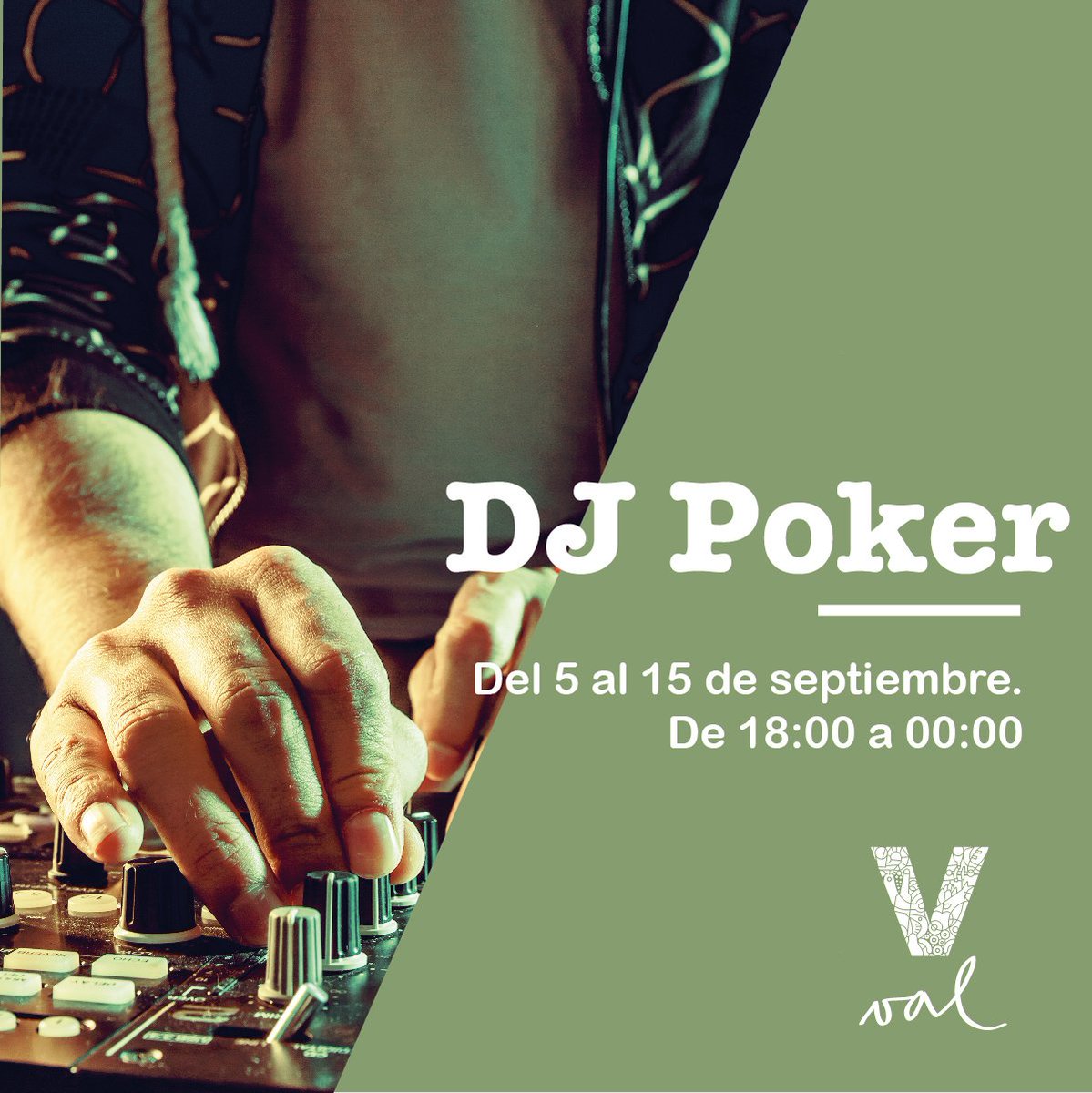 ¡El Mercado del Val ya siente las Fiestas de Valladolid de 2019! Y para dar una calurosa bienvenida a las #FiestasVLL2019, os anunciamos que ambientaremos las tardes de ferias. Disfrutaremos de sesiones de DJ Poker, todas las tardes, de 18:00 a 00:00h. 🥳🕺
