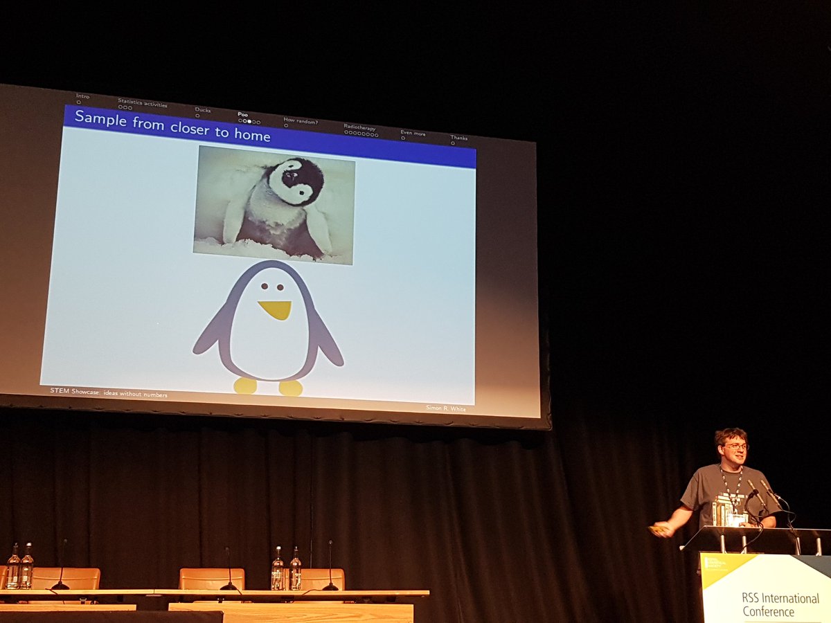 sjn_16's tweet image. The counting 🦆🦆 activity is @SimonWhite83&apos;s greatest achievement and 🐧💩 is always a favourite with the school students! #STEM #RSSConf2019