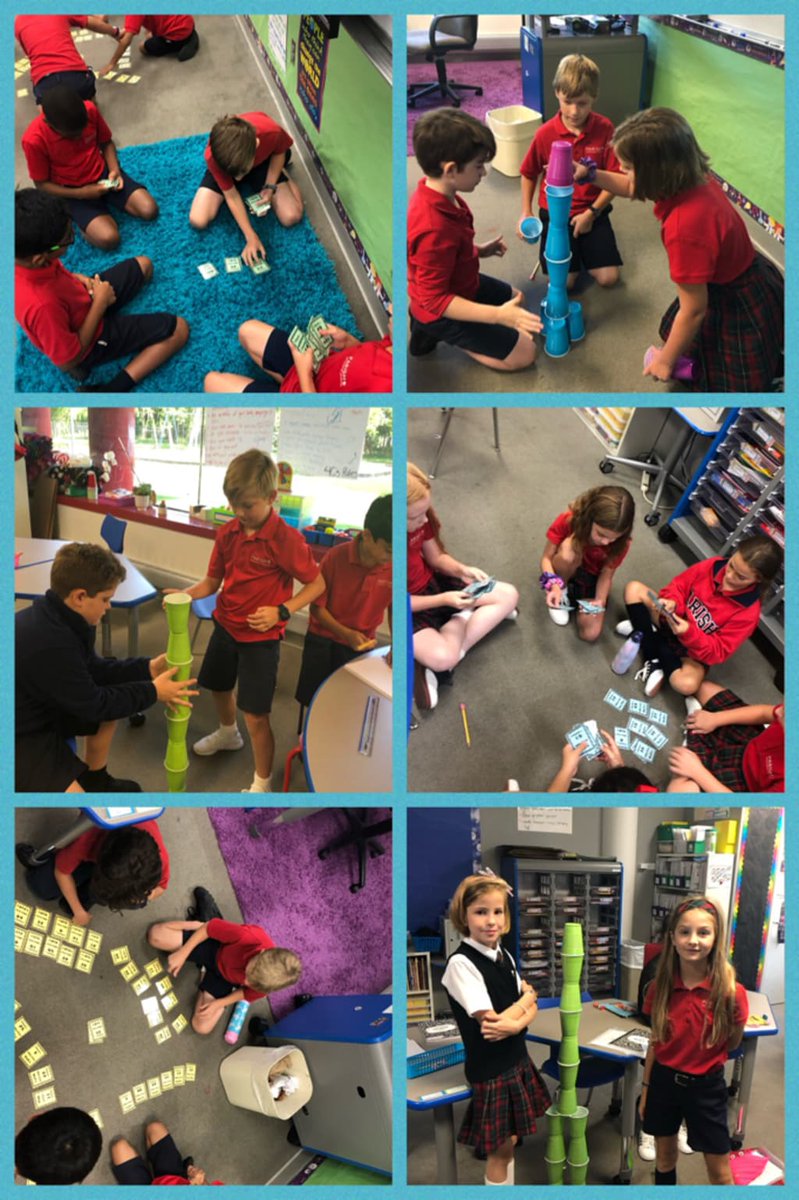 ColemanCsc3's tweet photo. Nothing like teamwork. Whether it’s designing or math facts! #parishlsrocks https://t.co/tZMc1NFmUB https://t.co/XmP1VaEXlm