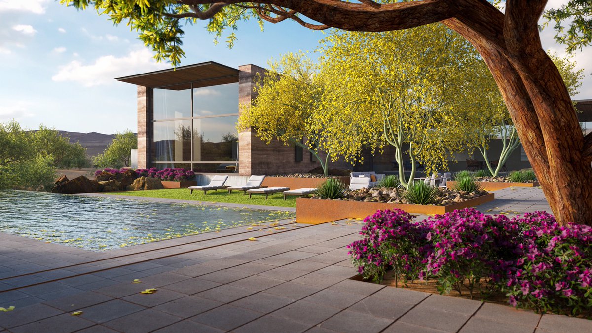 Laubwerk's tweet image. Announcing #Laubwerk Player Update 1.0.30 and new Plants Kit 14! Now supporting @maxon3d’s Cinema 4D R21, with updates for #cinema4d, #sketchup, and #autodesk 3ds Max and Maya! Info at laubwerk.com/press-releases… “Arizona Desert Garden” by Terry Pisel/Try Design, with the new Kit 14!