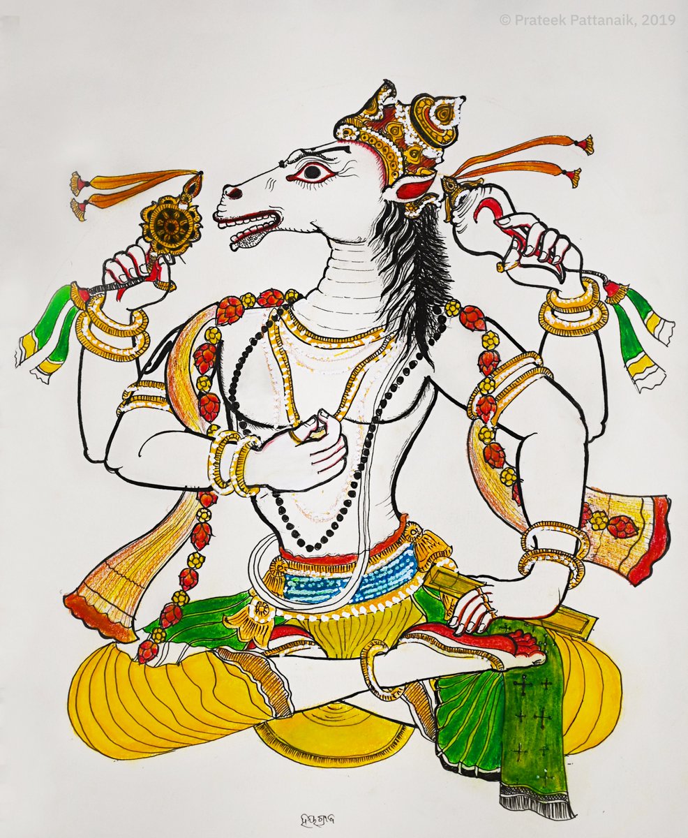 Prateek Pattanaik on Twitter "Hayagriba, the horseheaded form of