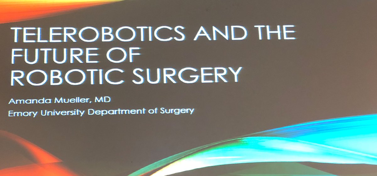 EdLinEmory's tweet image. Everything surgical #telerobotics happening now at 
@EmorySurgery @EmoryUniversity @EmoryMedicine by @muellermincey. Future in @DeptofDefense and #SpaceEngineers