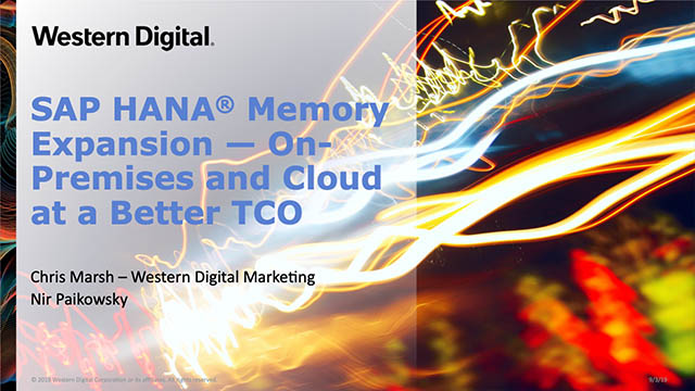 ScaleMP's tweet photo. SAP HANA® Memory Expansion - Only $2.5/GB. 
https://t.co/UY76DI6IEn

Our webinar would discuss large memory HANA deployments for on-premise and cloud: benefits and challenges. #saphana #hana #inmemory #largememory #me200 #memoryone #scalemp https://t.co/ciRnomXpm8