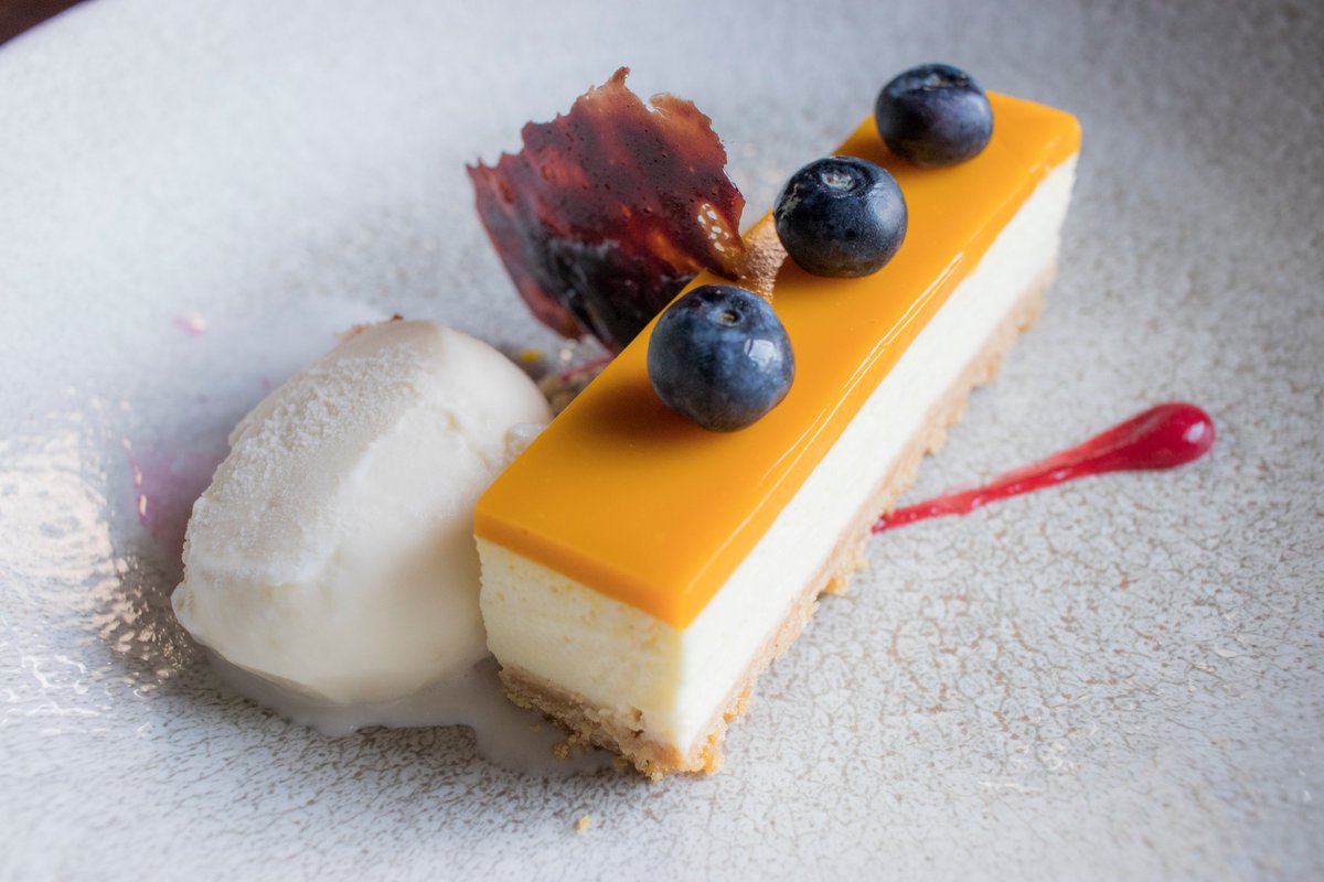 Today's #cheesecake special is Mango with White Chocolate. Serving lunch now until 4:30pm and our Early Bird is served daily from 5:30pm #ThursdayMotivation #Ireland